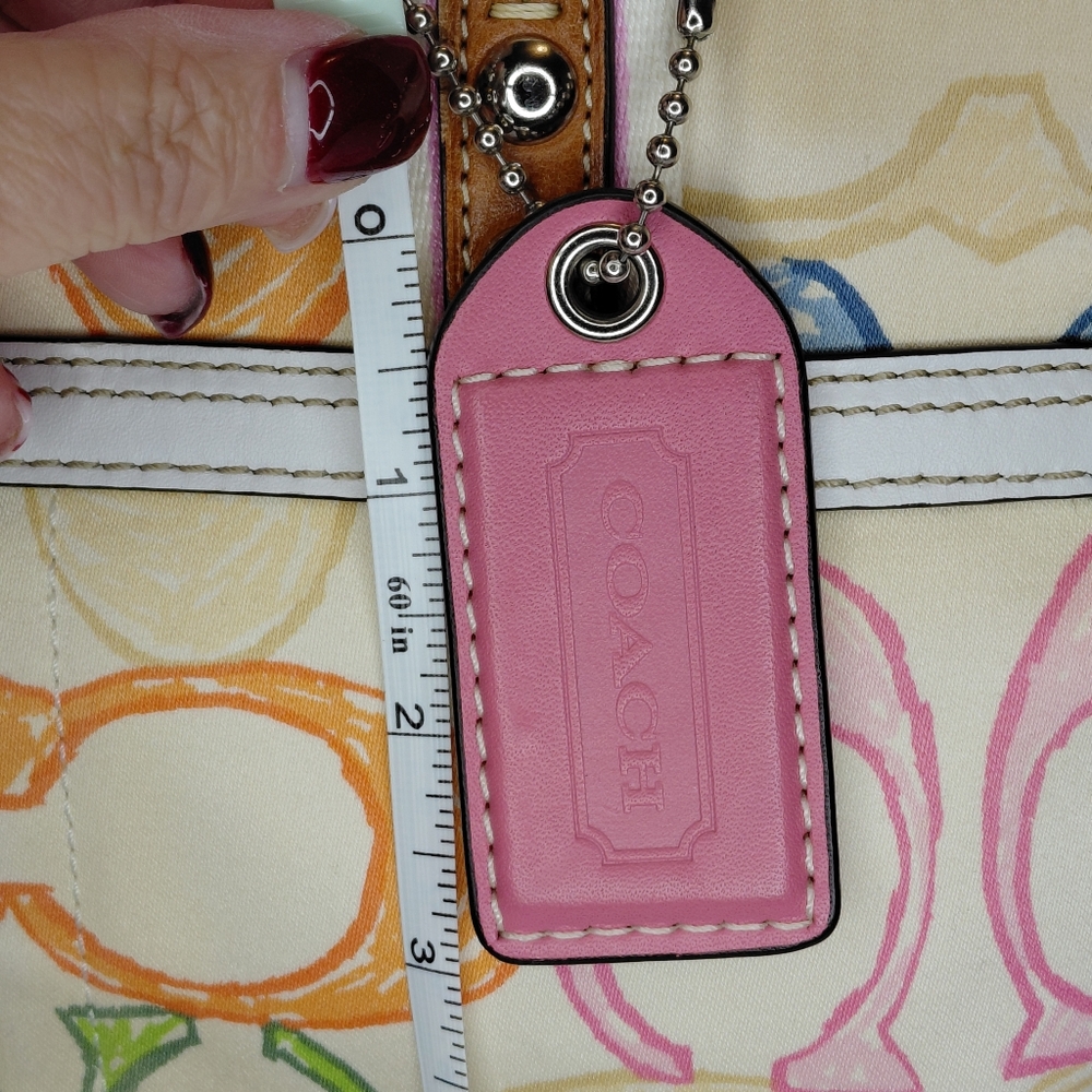 Coach Hampton Signature Scribble Tote Bag - Picture 14 of 16